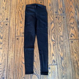 ALO leggings high-rise with shimmer